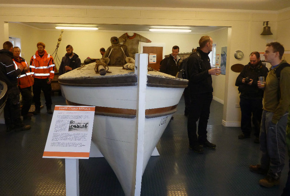 The reopening event in the Carr Maritime Gallery. Photo Simon Browning.
