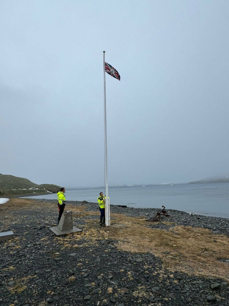 Image for the Tweet beginning: The Commissioner of South Georgia