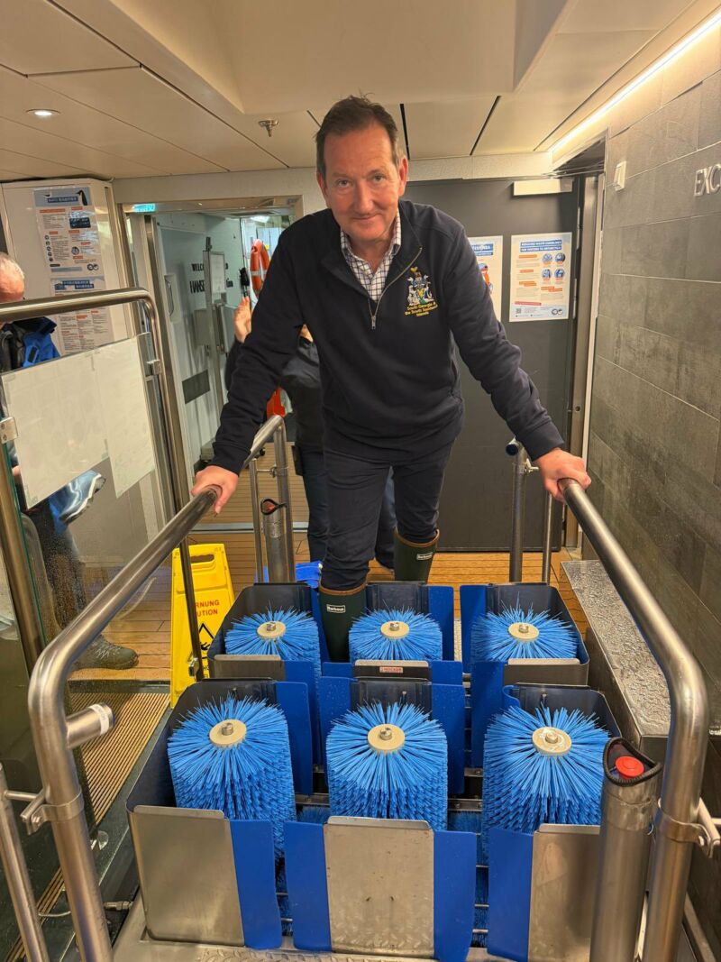 Image for the Tweet beginning: The Commissioner has been busy